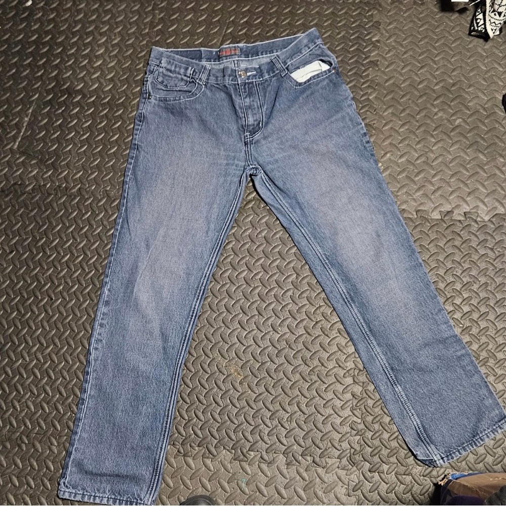 Men's Relaxed Fit Blue Jeans